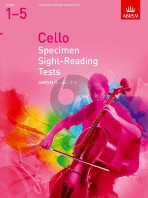 Cello Specimen Sight-Reading Tests ABRSM Grades 1–5