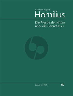 Homilius Die Freude der Hirten uber die Geburt Jesu (HoWV l.1) SATB soli-SATB-Orchester (Score)