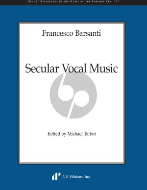 Barsanti Secular Vocal Music Voice[s]-Bc (edited by Michael Talbot)
