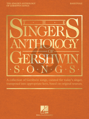 The Singer's Anthology of Gershwin Songs - Baritone