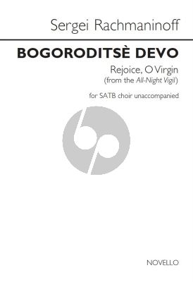 Rachmaninoff Bogoroditsè Devo (Rejoice, O Virgin) (from All-Night Vigil) SATB