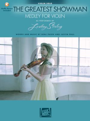Pasek-Paul The Greatest Showman Medley for Violin (Book with Audio online) (arr. Lindsey Stirling)