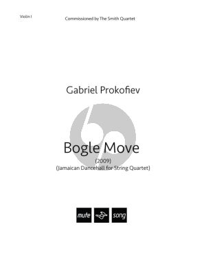 Prokofiev Bogle Move for String Quartet Parts