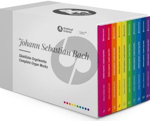 Bach Sämtliche Orgelwerke – Urtext Neuausgabe in 10 Bänden Komplett im Schuber