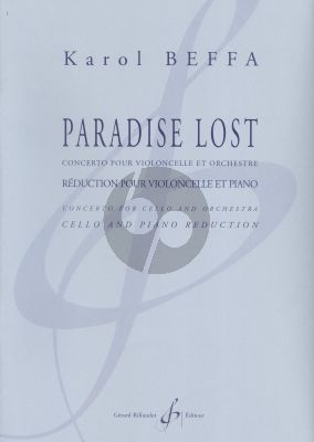 Beffa Paradise Lost Violoncello-Orchestra (piano red.)