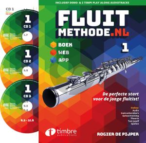 Pijper Fluitmethode.nl Vol.1 (Boek met 3 CD's)