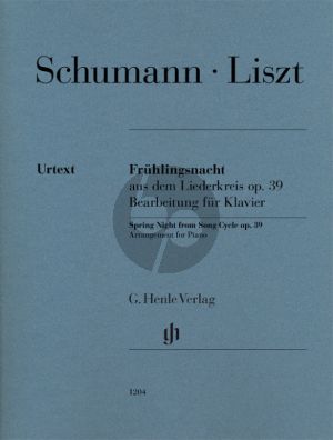 Liszt Spring night from Song Cycle op. 39 (Robert Schumann)