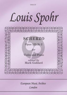 Spohr Scherzo Op.135 No.2 (from 6 Salon Pieces) Violin-Piano