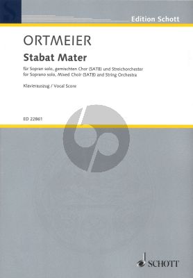 Ortmeier Stabat Mater SATB Vocal Score