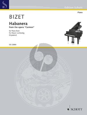 Bizet Habanera from the opera “Carmen” Piano 4 hds (transcr. Vyacheslav Gryaznov)