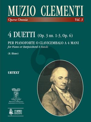 Clementi 4 Duets (Op. 3 Nos. 1-3, Op. 6) for Piano (Harpsichord) 4 Hands