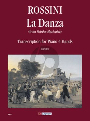 Rossini La Danza for Piano 4 Hands (from “Soirées Musicales”) (transcr. by Adriano Cirillo)