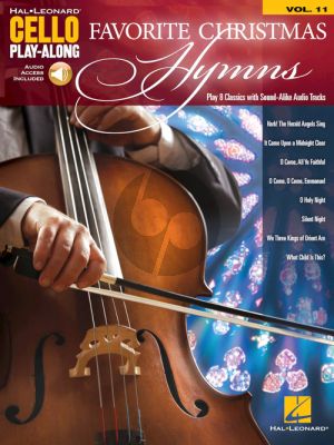 Favorite Christmas Hymns (Cello Play-Along Volume 11) (Book with Audio online)