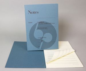 Notes 12 Staves - 50 Sheets - 100 Pages