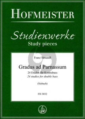 Simandl Gradus ad Parnassum - 24 Etuden (Kontrabass) (Konrad Siebach)