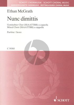 McGrath Nunc dimittis SSAATTBB (lat.)