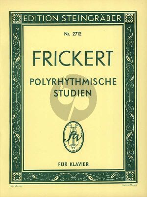 Frickert Polyrhythmische Studien Klavier