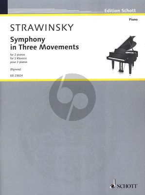 Strawinsky Symphony in Three Movements for 2 Piano's (transcr. by Richard Rijnvos) (after the original version for orchestra) (1945)