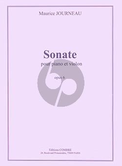 Journeau Sonate Op.6 Violon et Piano