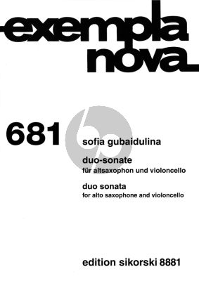 Gubaidulina Duo-Sonate für Altsaxophon und Violoncello (arr. Giovanni Nardi)