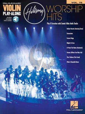 Hillsong Worship Hits - Violin Play-Along Volume 78 (Book with Audio online)