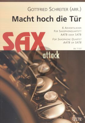 Macht hoch die Tür 4 Saxophonen (AATB/SATB)