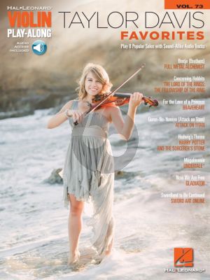 Taylor Davis – Favorites (Violin Play-Along Volume 73) (Book with Audio online)