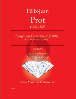 Prot Simphonie Concertante (1786) for 2 Violas - Piano (Prepared and Edited by Kenneth Martinson) (Urtext)