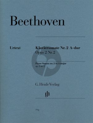 Beethoven Sonata A-major Opus 2 No. 2 Piano solo (Editor: Murray Perahia, Norbert Gertsch)