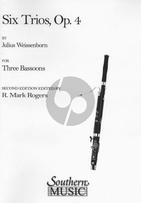 Weissenborn 6 Trios Op.4 3 Bassoons (Score/Parts) (edited by R. Mark Rogers)