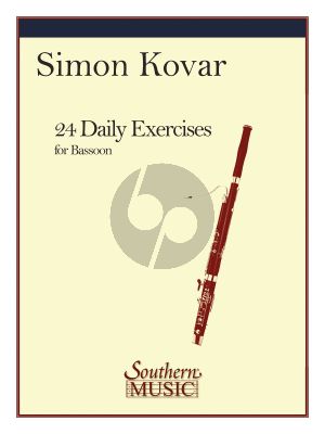 Kovar 24 Daily Exercises for Bassoon