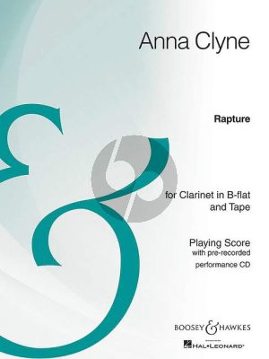 Clyne Rapture for Clarinet in B flat and Tape (Bk-Cd)