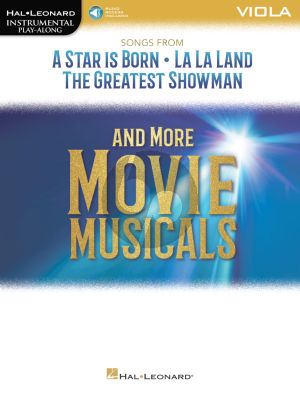 Songs from A Star Is Born, La La Land and The Greatest Showman and more Movie Musicals for Viola (Book with Audio online)