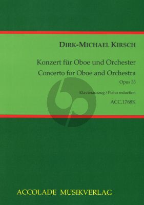 Kirsch Konzert Oboe und Orchester Klavierauszug