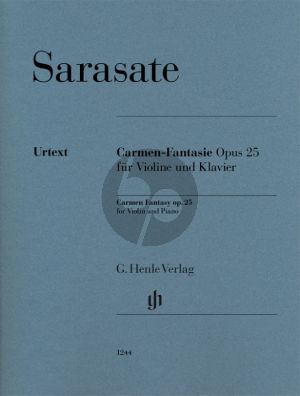 Sarasate Carmen-Fantasie Opus 25 für Violine und Klavier (Peter Jost) (Henle-Urtext)