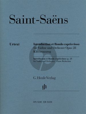 Saint-Saens Introduction et Rondo capriccioso Opus 28 Violine und Orchester (piano reduction) (Peter Jost)