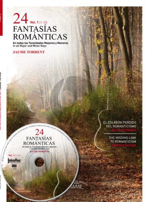 Torrent 24 Fantasías Románticas Vol. 1 Guitarra (El eslabón perdido del romanticismo en la guitarra) (Bk-Cd)
