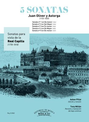 Astorga 5 Sonatas Viola-Bc (Sonatas para viola de la Real Capilla) (Ashan Pillai and Tony Millan)