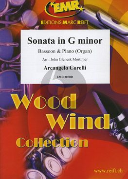 Sonata g-minor Bassoon and Piano [Organ]