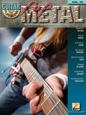 Pop Metal for Guitar (Hal Leonard Guitar Play-Along vol.55) (Bk-Cd)