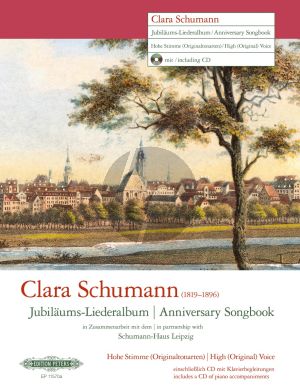 Clara Schumann - Jubiläums-Liederalbum Hohe Stimme (Bk-Cd)