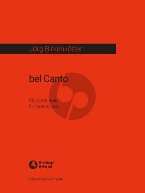 Birkenkotter bel Canto Oboe solo