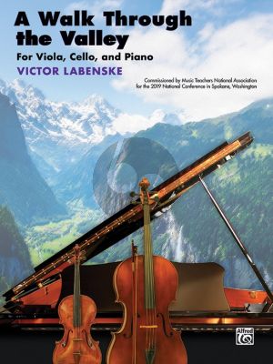 Labenske A Walk through the Valley Viola-Violoncello and Piano (Score/Parts)