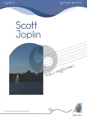 Joplin 3 Ragtimes for 3 Guitars Playing Score