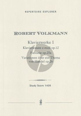 Volkmann Klavierwerke Vol. 1