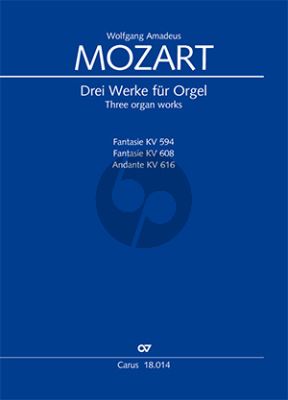Mozart 3 Werke für Orgel - Original für Flötenuhr (Thierry Hirsch)