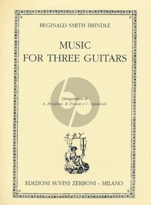 Smith Brindle Music for Three Guitars (3 Scores) (edited by Vincenzo Saldarelli)