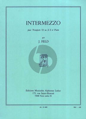 Feld Intermezzo Trompette en C ou Bb et Piano