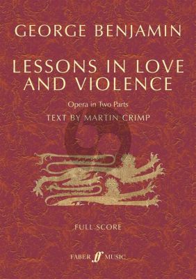 Benjamin Lessons in Love and Violence Full Score