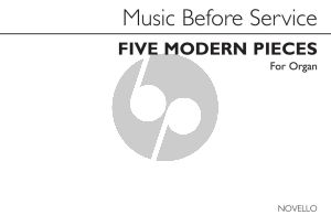 Music Before Service - 5 Modern Pieces for Organ